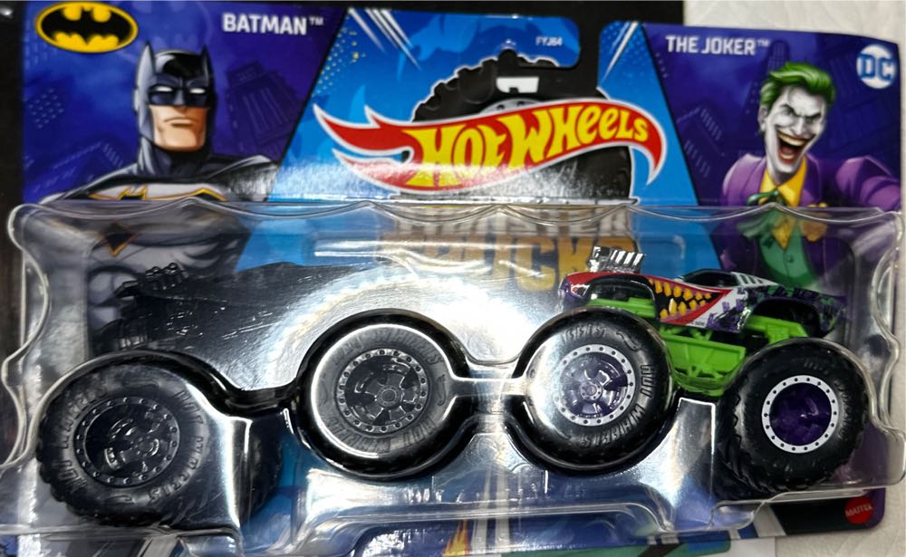 Hot Wheels Monster Trucks 2-pack Demolition Doubles Set Of 2 Toy Vehicles In 1:64 Scale For Kids & Collectors  vinyl figure collectible [Barcode 887961705430] - Main Image 2