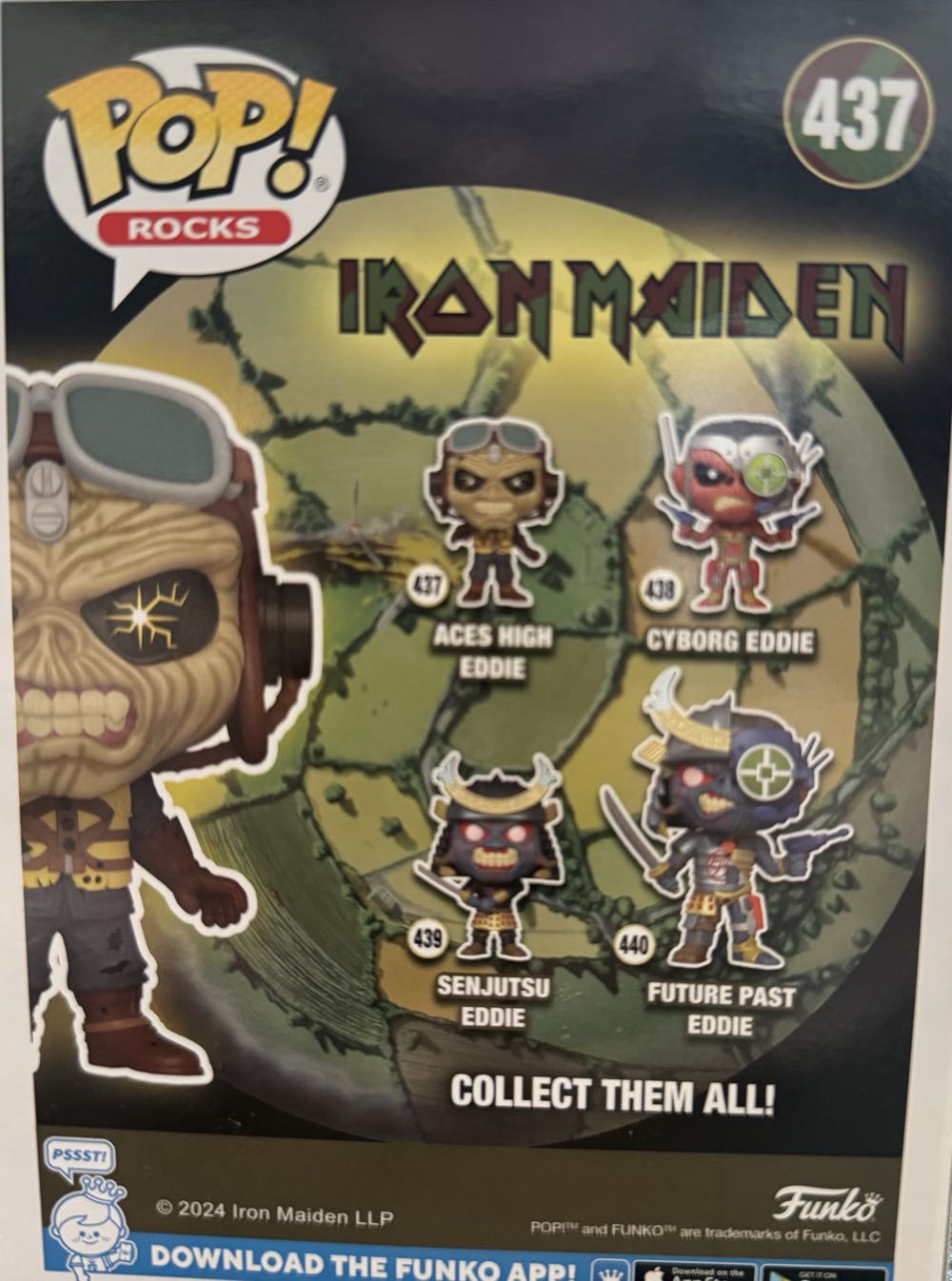 Aces High Eddie - Iron Maiden vinyl figure collectible [Barcode 889698798136] - Main Image 2