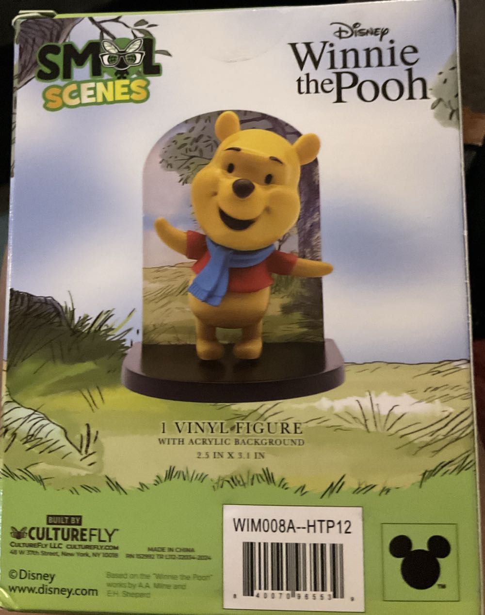 CultureFly Disney Winnie The Pooh Smol Scenes Vinyl Figure - Winnie the Pooh vinyl figure collectible [Barcode 840070965539] - Main Image 3