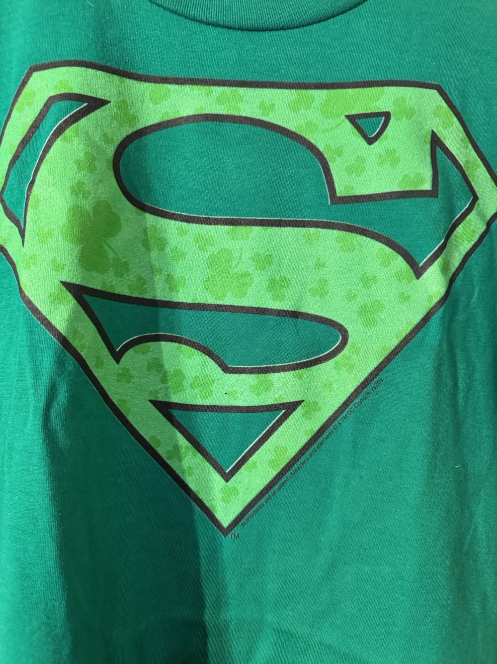 Superman Tshirt - St Patty’s Day  vinyl figure collectible - Main Image 2