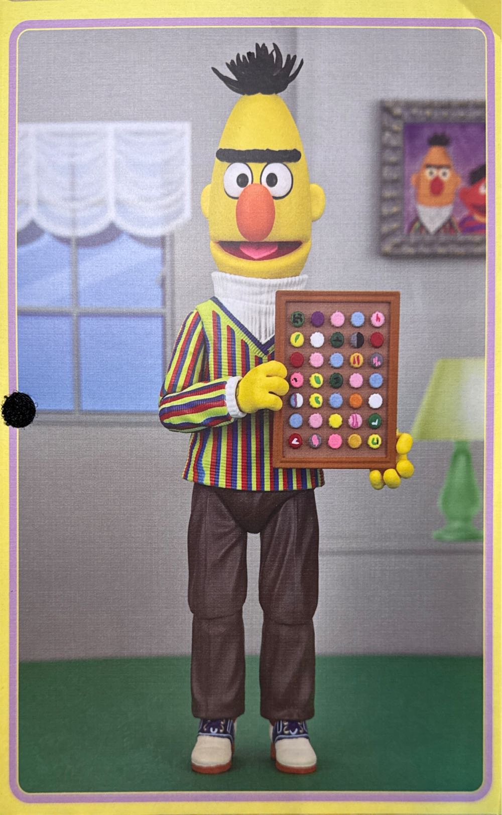 Neca Sesame Street: Bert Featuring The Letter A - Seasame Street vinyl figure collectible [Barcode 634482086148] - Main Image 3