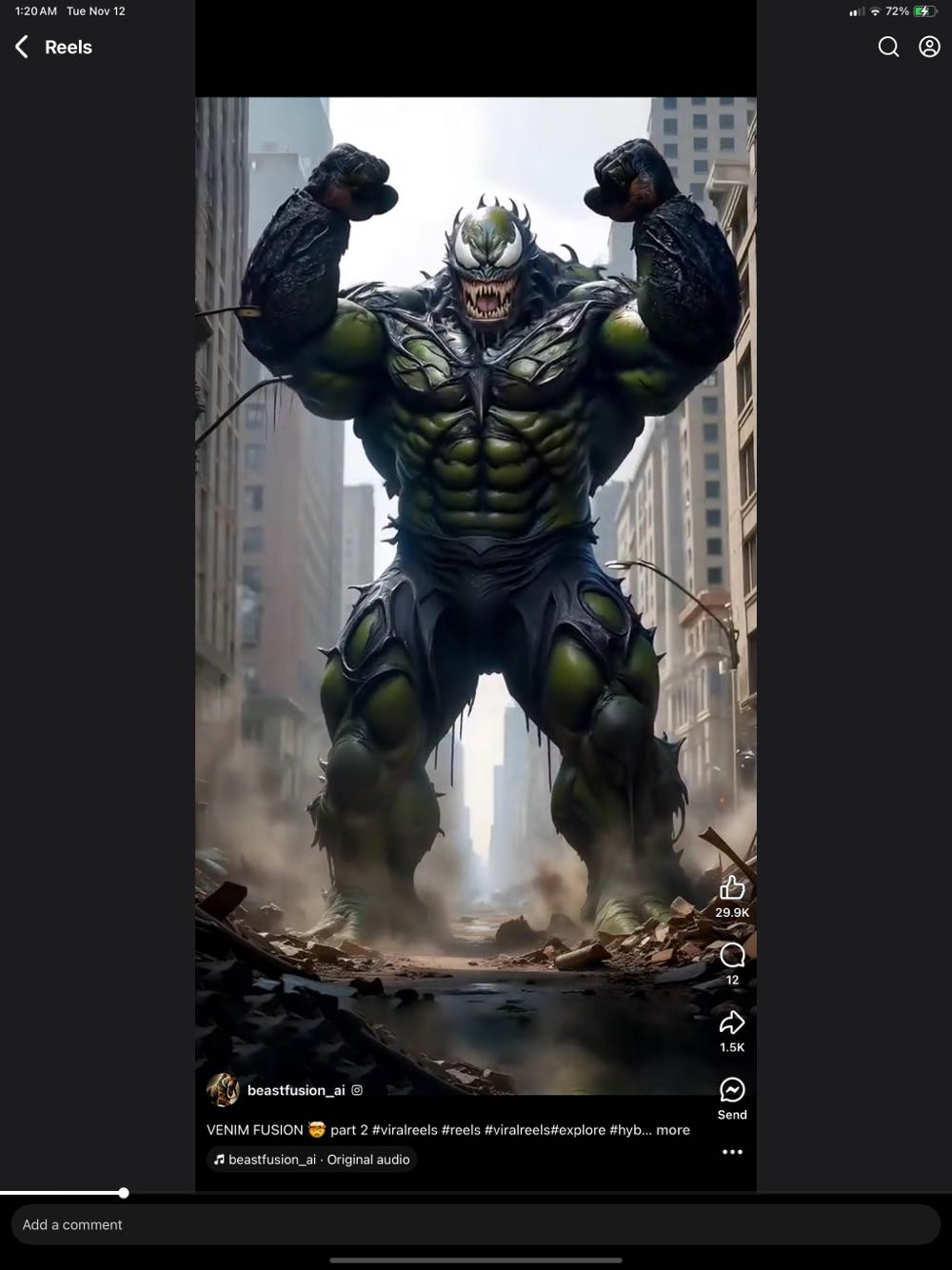 12” Venom Symbiotic Action Figure PVC Movie Statue  vinyl figure collectible - Main Image 4