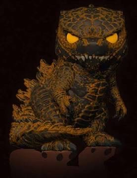 Godzilla: #1316 Burning Godzilla (Glow) - Godzilla vinyl figure collectible - Main Image 2