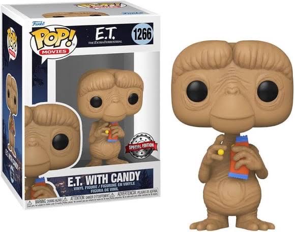 Funko Pop E.T. With Candy Exclusivo Walmart - #1266 - E.T. The Extra Terrestrial vinyl figure collectible - Main Image 2