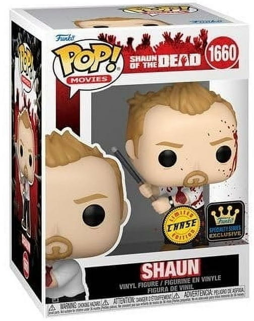 Shaun Of The Dead: Shaun (with Pool Cue) - Shaun of the Dead vinyl figure collectible [Barcode 889698849319] - Main Image 2
