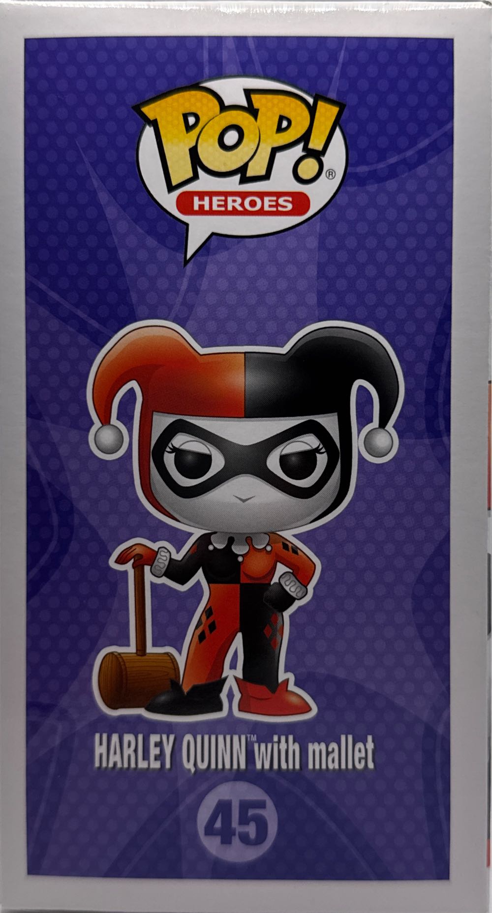 Harley Quinn with Mallet 45 - DC: Superheroes vinyl figure collectible - Main Image 2