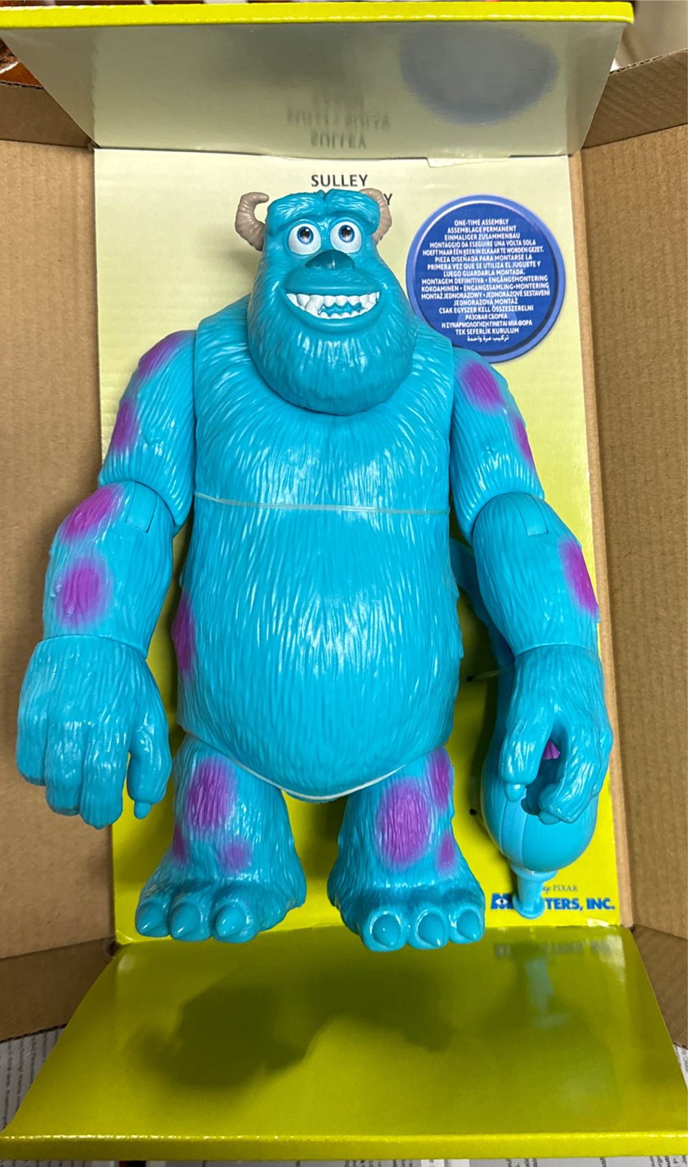 Disney Pixar Monsters Inc. Sulley Collectible 8” By Mattel Brand New! Inc New Box Posable Action Monster’s Poseable Disney’s Gpf40 Open  vinyl figure collectible [Barcode 887961885156] - Main Image 2