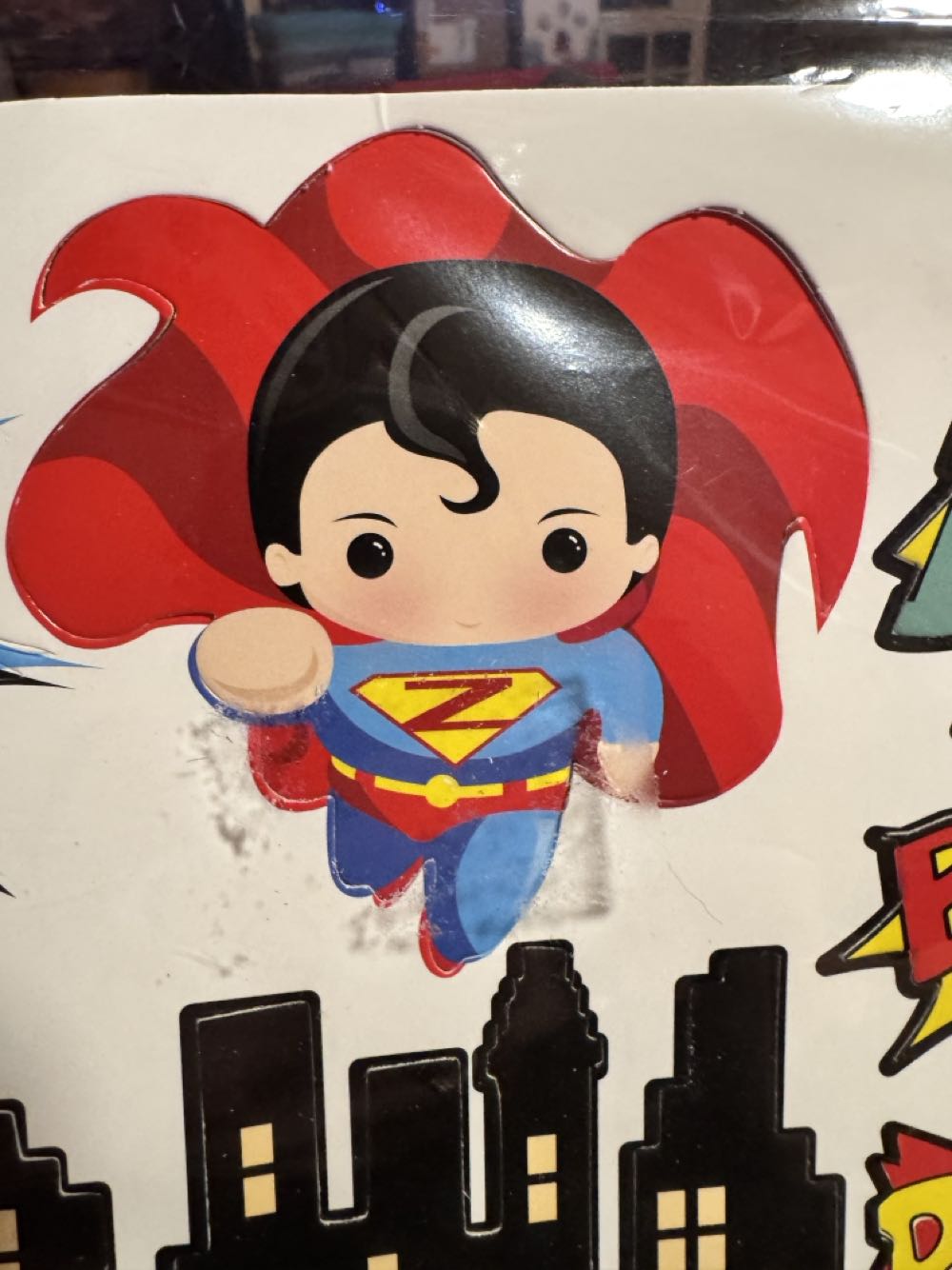 Superman Cake Topper Decorations  vinyl figure collectible - Main Image 2