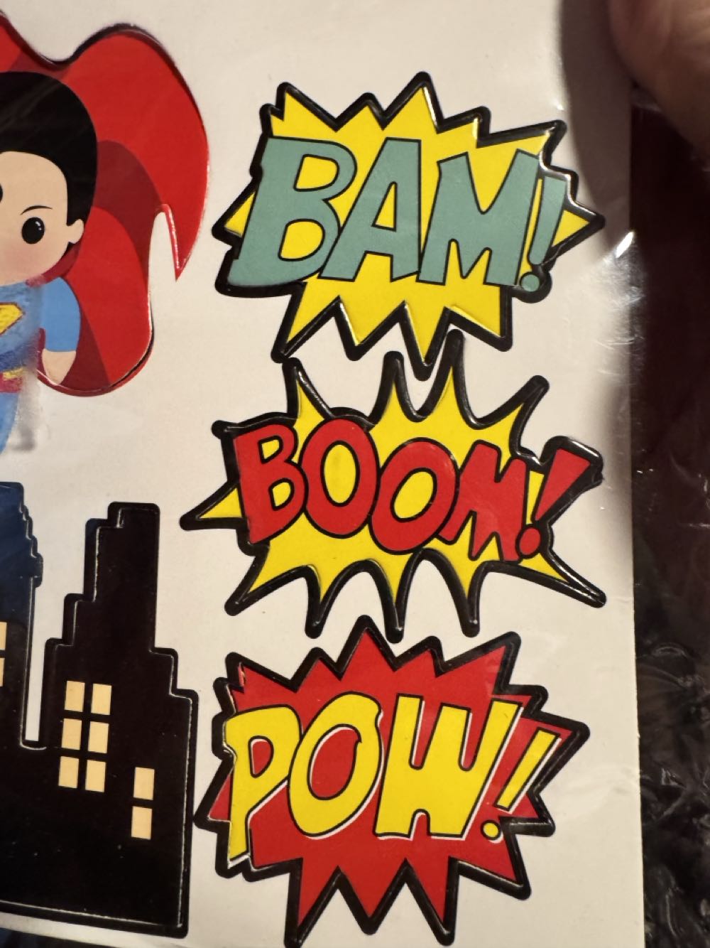 Superman Cake Topper Decorations  vinyl figure collectible - Main Image 3