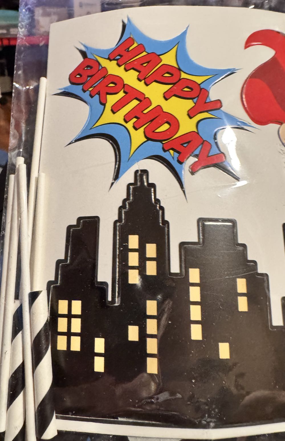 Superman Cake Topper Decorations  vinyl figure collectible - Main Image 4