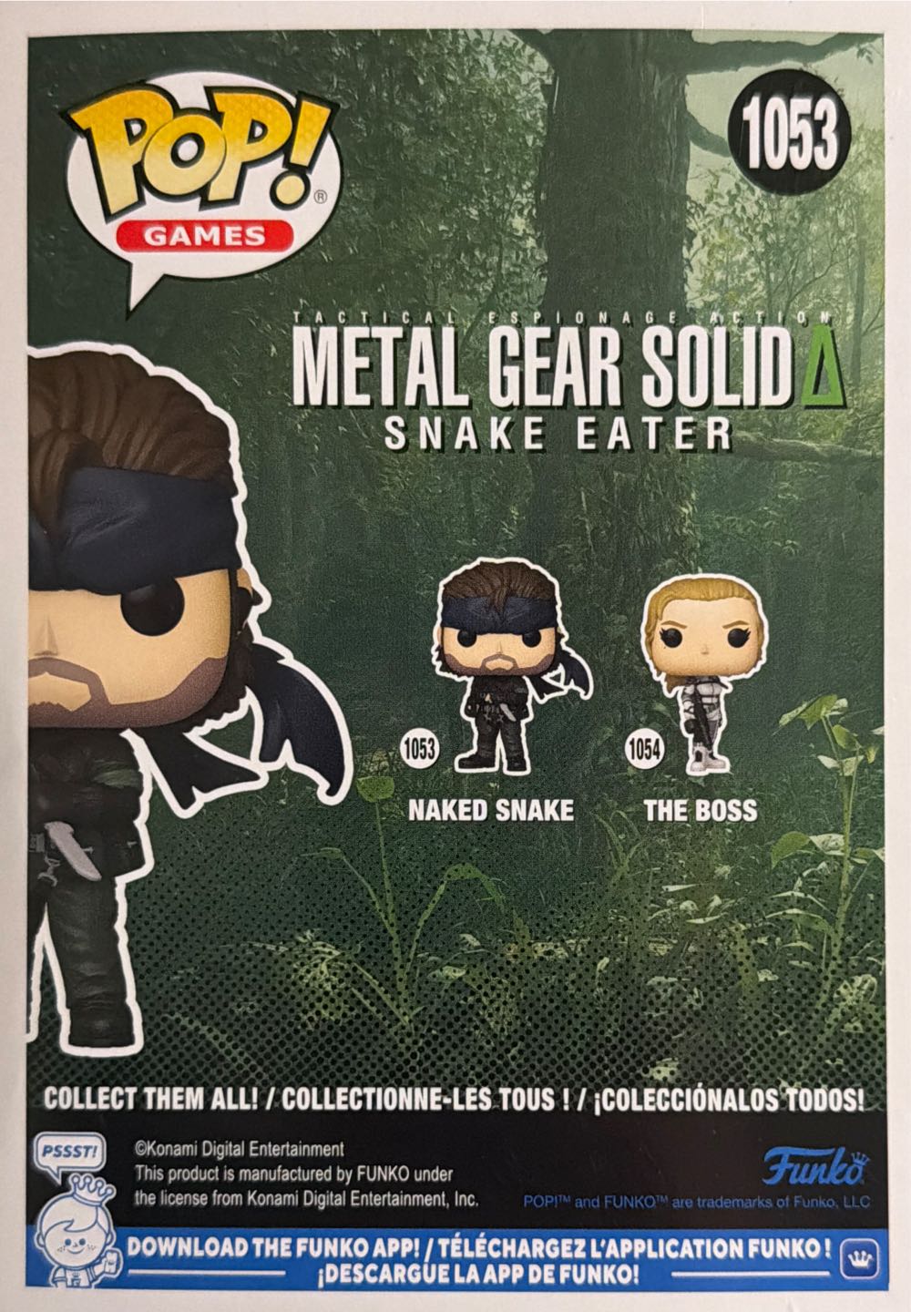 Naked Snake  vinyl figure collectible [Barcode 889698849265] - Main Image 2