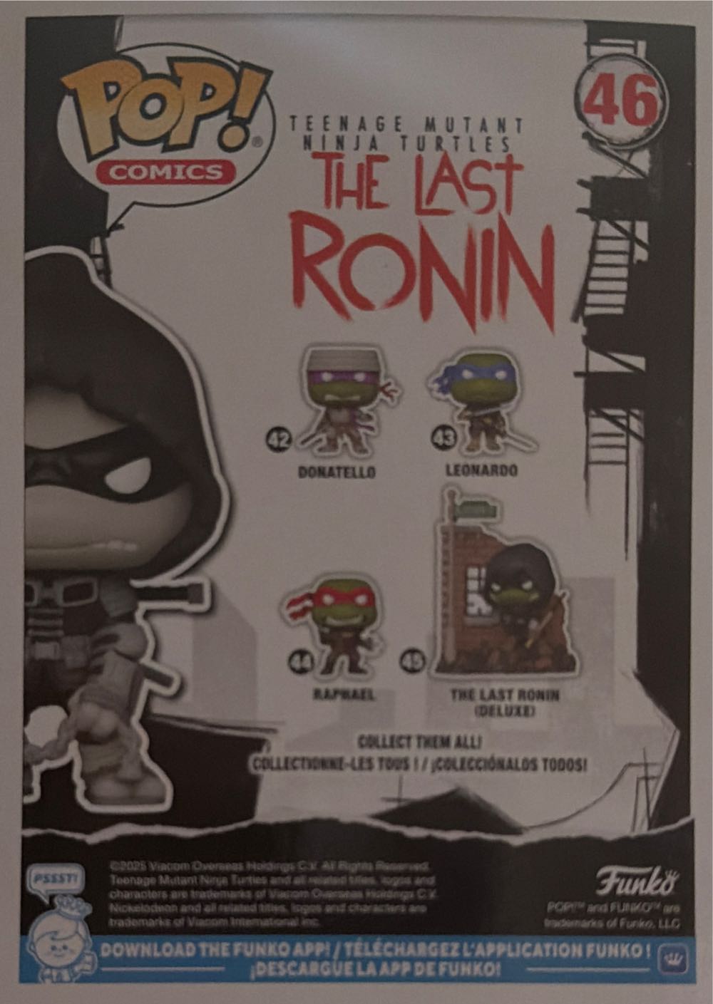 TMNT 46 - The Last Ronin - Teenage Mutant Ninja Turtles vinyl figure collectible [Barcode 889698849852] - Main Image 2