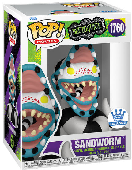 Sandworm - Beetlejuice vinyl figure collectible [Barcode 889698844789] - Main Image 2
