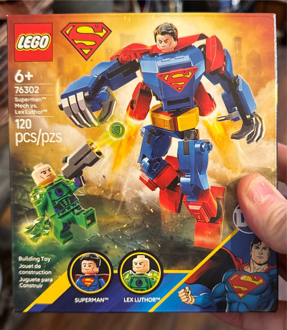 Lego Dc Superman Mech Vs. Lex Luthor Building Superman Toy  vinyl figure collectible [Barcode 673419406239] - Main Image 2