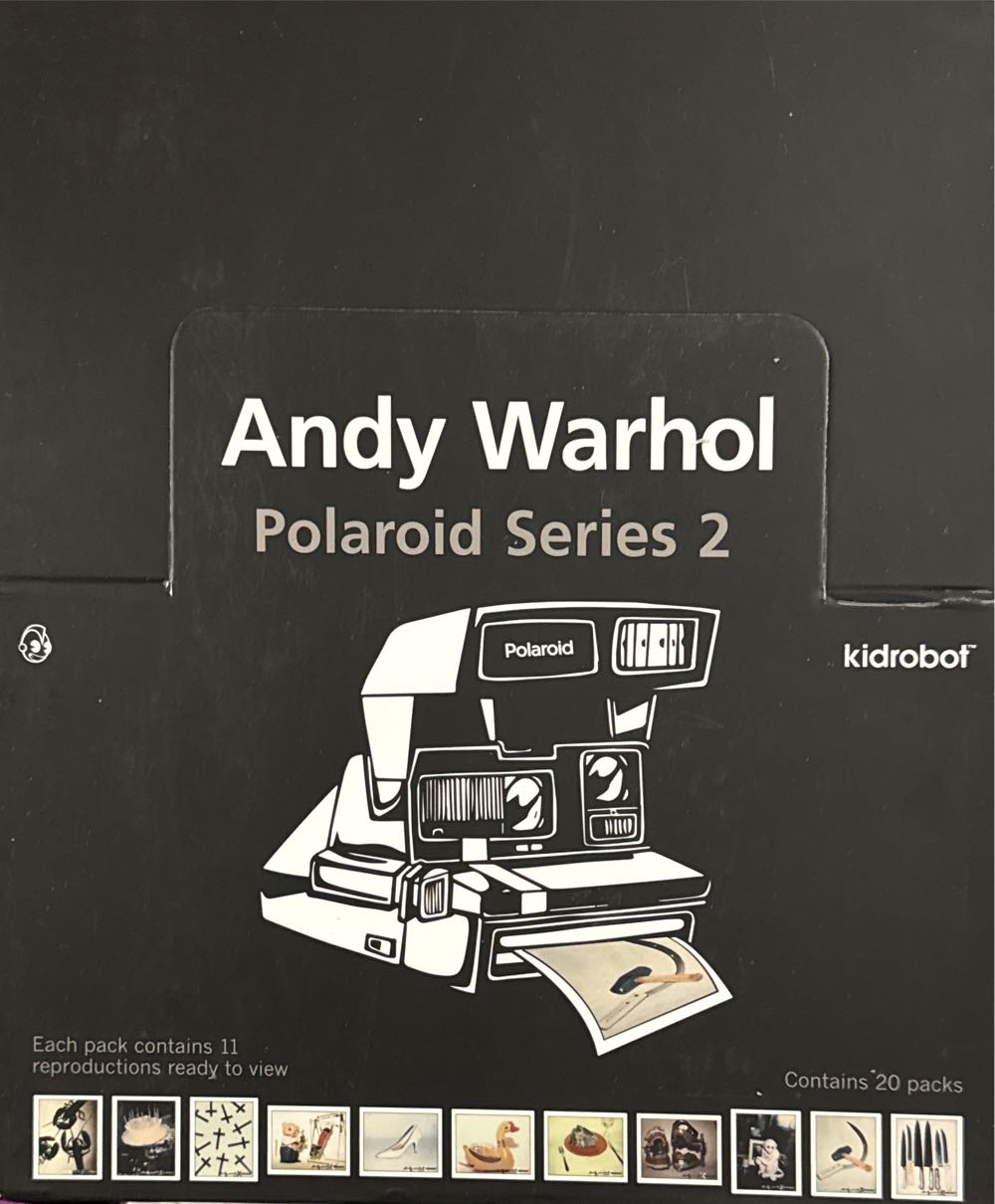 Kidrobot Andy Warhol Polaroid Series 2 Sealed Case  vinyl figure collectible [Barcode 883975149796] - Main Image 2