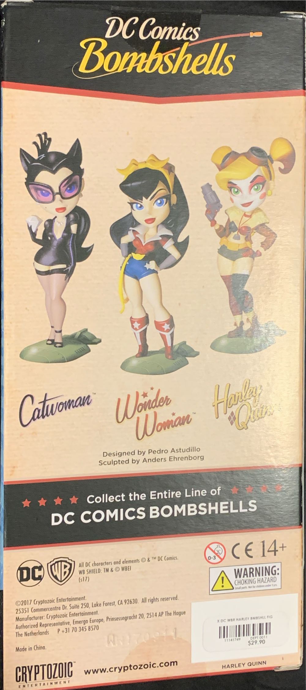 Cryptozoic Harley Quinn Queen Of Diamonds   vinyl figure collectible - Main Image 2