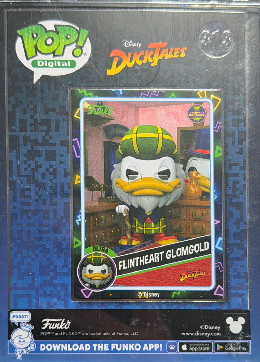 Ducktales -313- Flintheart Glomgold  vinyl figure collectible [Barcode 889698855532] - Main Image 2