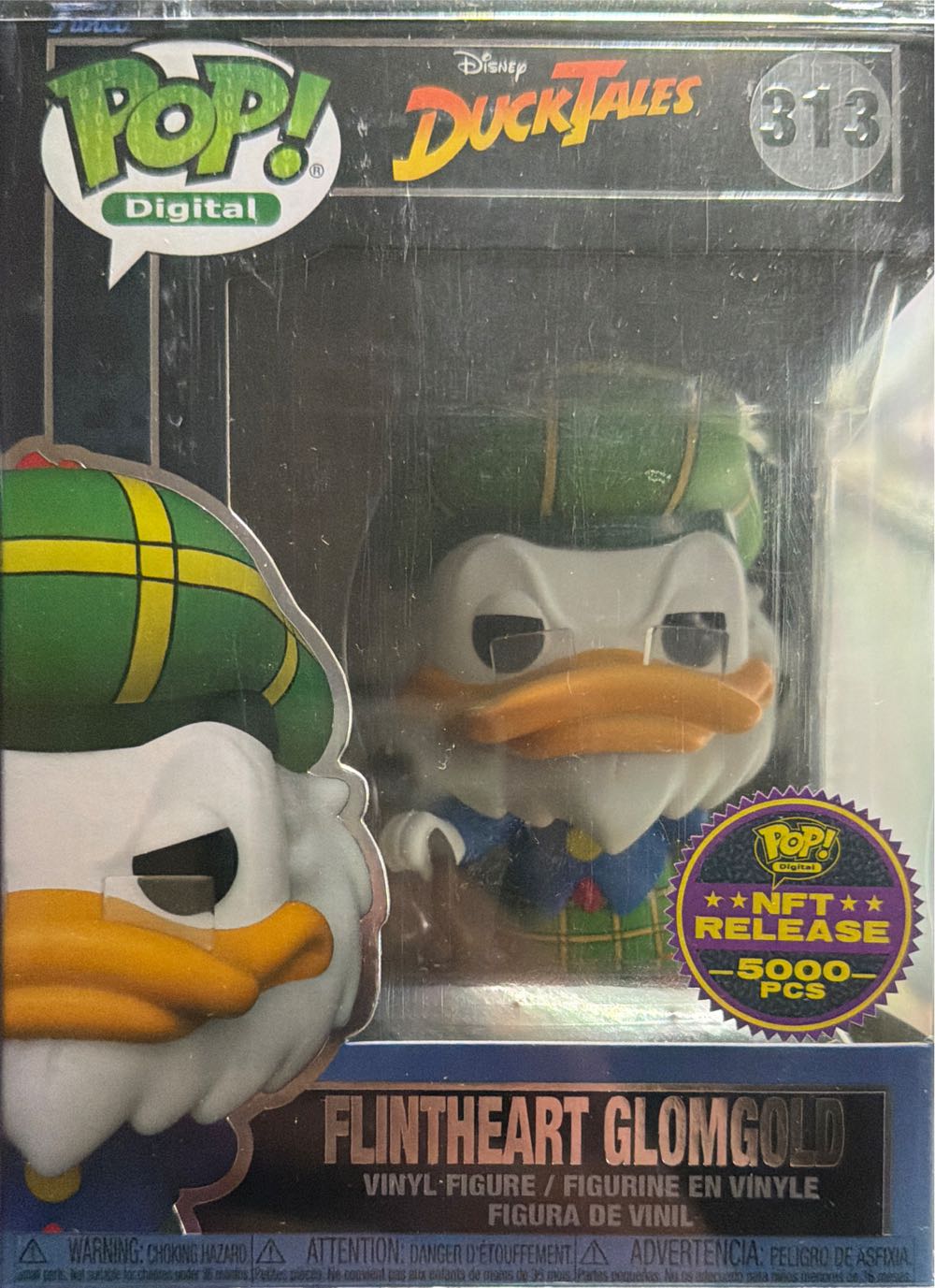 Ducktales -313- Flintheart Glomgold  vinyl figure collectible [Barcode 889698855532] - Main Image 4