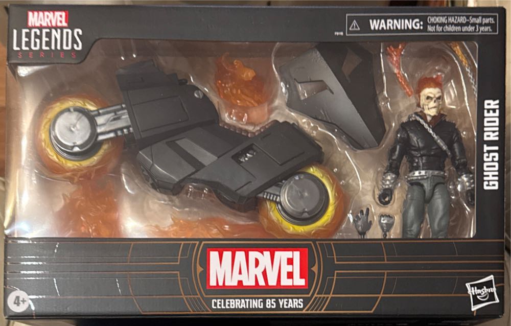 Ghost Rider Marvel Legends Series Ghost Rider Danny Ketch With Motorcycle 85th Anniversary Comics Collectible 6-inch Action Figure  vinyl figure collectible [Barcode 5010996246158] - Main Image 2