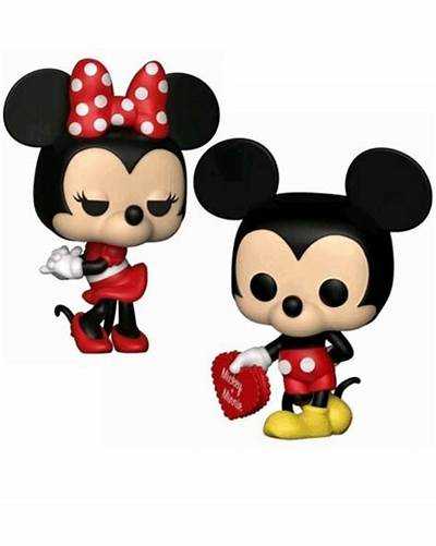 Mickey And Minnie Valentine’s 2pack - Mickey Mouse vinyl figure collectible - Main Image 3