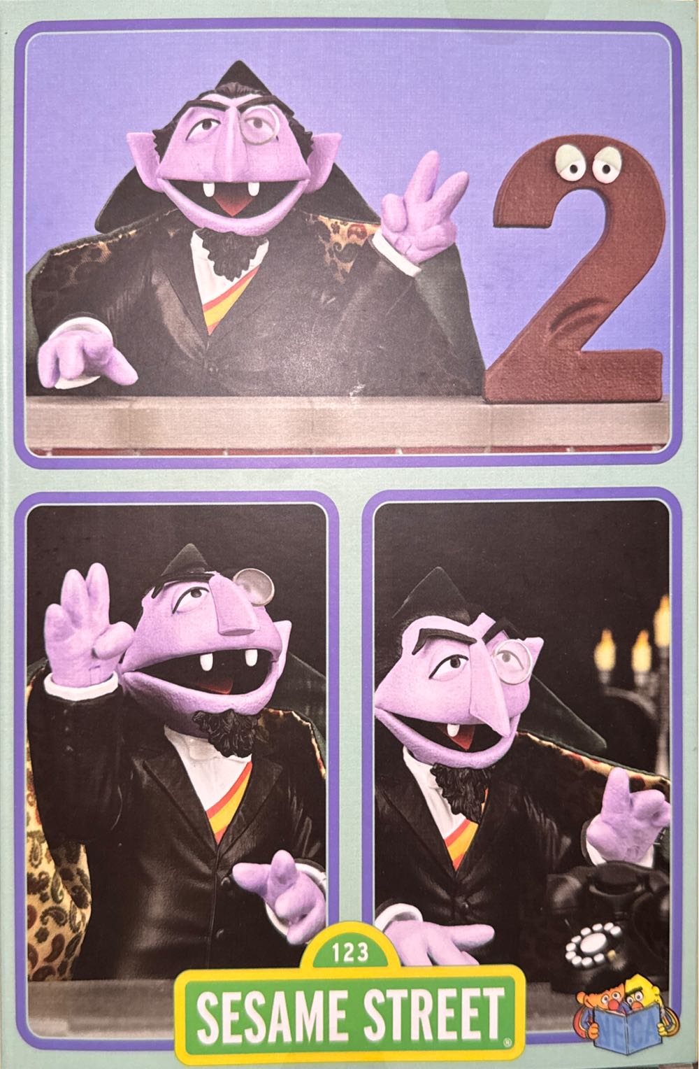 Neca Sesame Street: Count von Count Featuring The Number 2 - Seasame Street vinyl figure collectible [Barcode 634482086216] - Main Image 4
