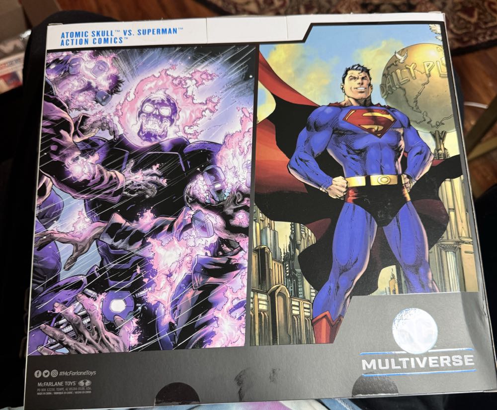 Mcfarlane Toys Dc Multiverse Atomic Skull Vs. Superman 2pk Gold Label Amazon Exclusive  vinyl figure collectible [Barcode 787926156980] - Main Image 2