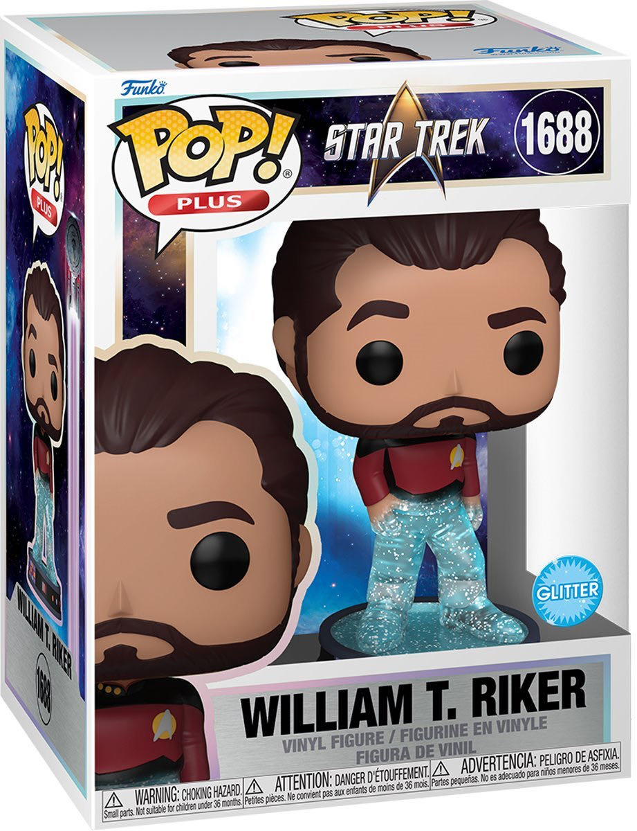 1688 William T. Riker (Glitter) - Star Trek vinyl figure collectible [Barcode 889698837736] - Main Image 2