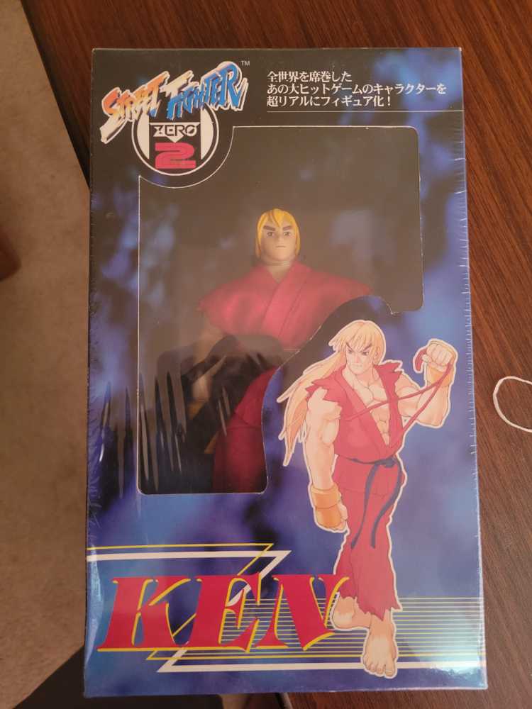 Rare Street Fighter Zero 2 Action Figure Ryu By Capcom ...  vinyl figure collectible [Barcode 4893183015789] - Main Image 2