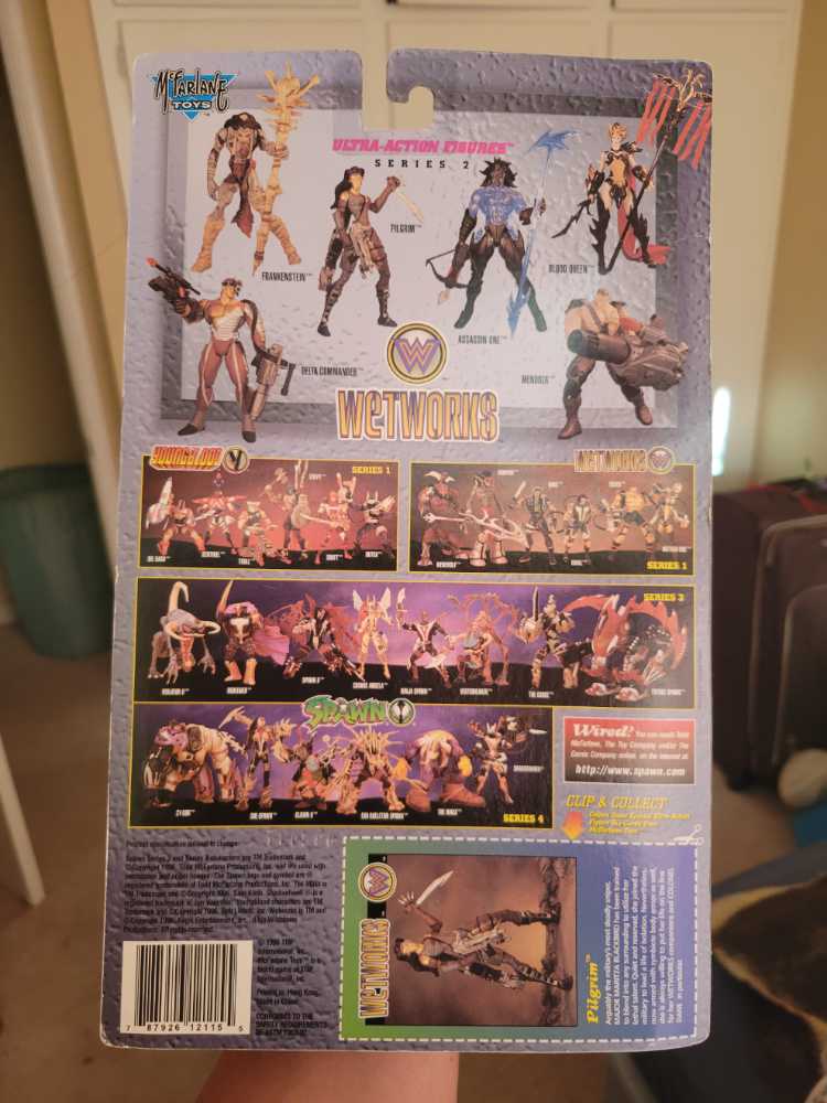 Todd Mcfarlane Whilce Portacio’s Wetworks Series 2 Todd Mcfarlane’s Pilgrim Wetworks Action Mcfarlane Wetworks Pilgrim Action Mcfarlane Woman Guns Sealed Ultra New Spawn Variant Brand Gold 12115  vinyl figure collectible [Barcode 787926121155] - Main Image 3