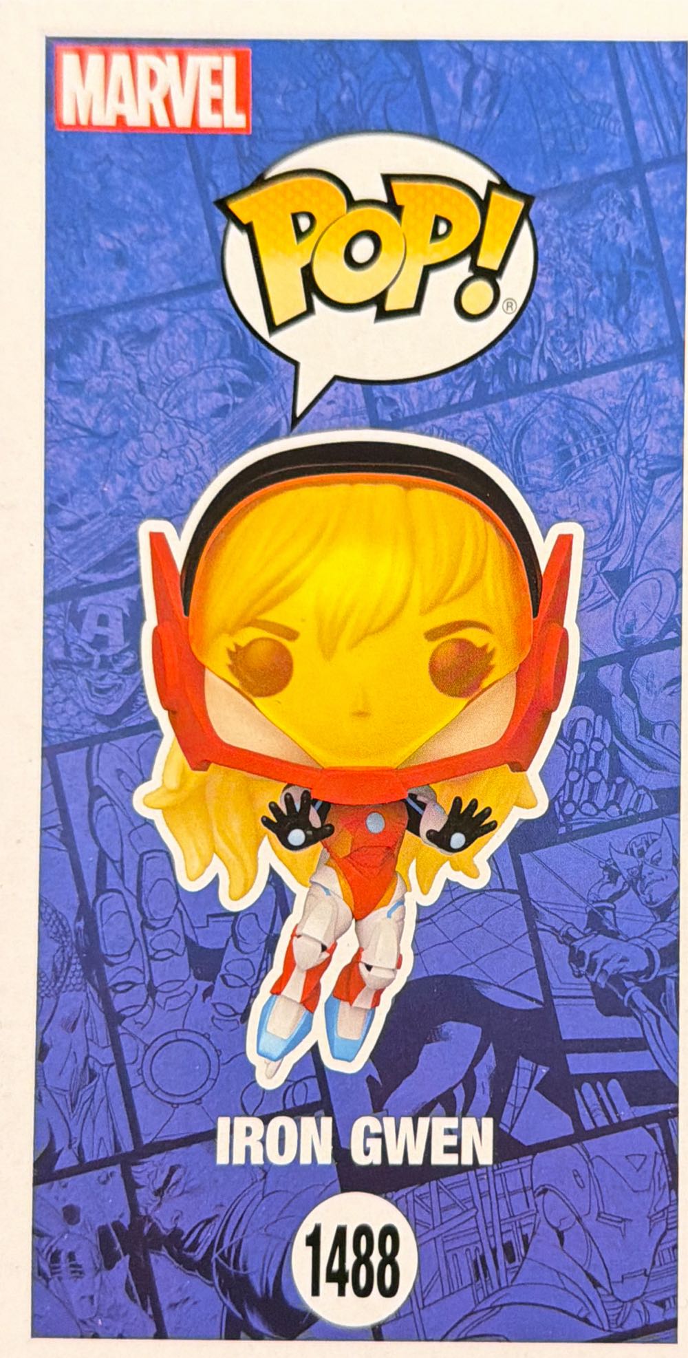 Iron Gwen Pop! 1488 - Marvel Universe vinyl figure collectible [Barcode 889698837262] - Main Image 3