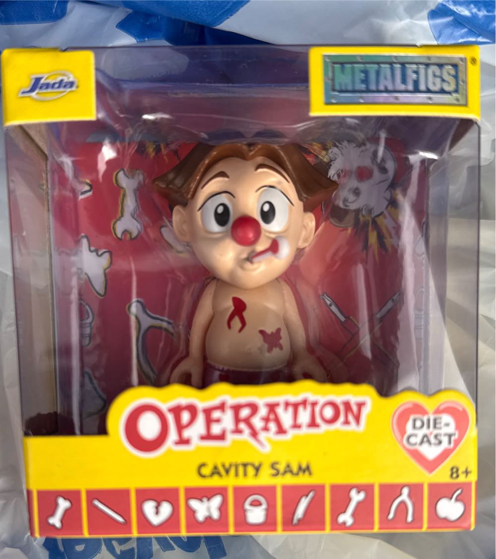 Monopoly Metalfigs Mr. Monopoly Diecast Brand New Box Nib New Jada Potato Head 3” Hasbro 2” 2.5” Operation Cavity Sam Die Cast Mrs. Collectible Mr Action Mini &  vinyl figure collectible [Barcode 801310852866] - Main Image 2