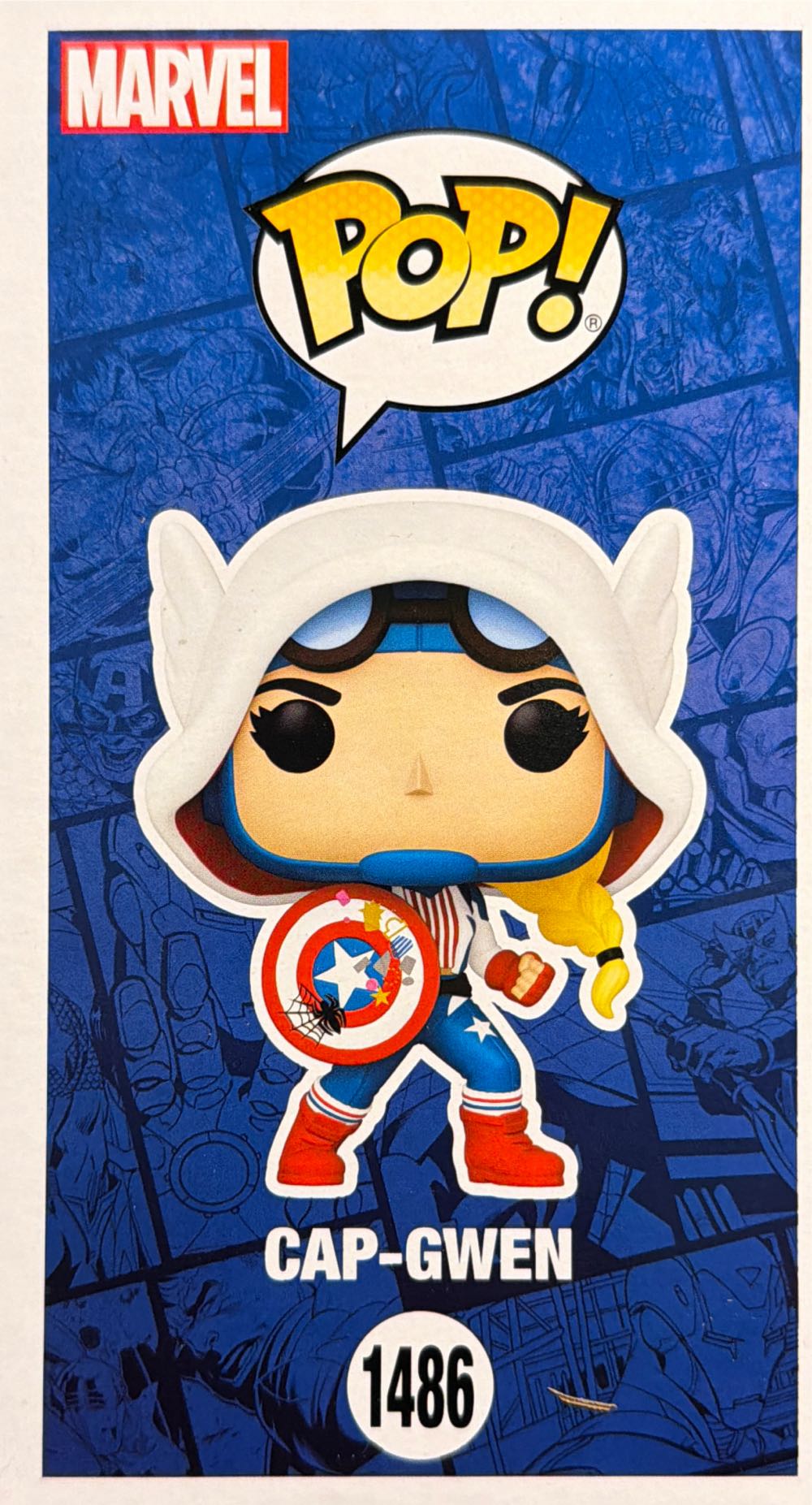 Cap-Gwen - Marvel Universe vinyl figure collectible [Barcode 889698837248] - Main Image 3