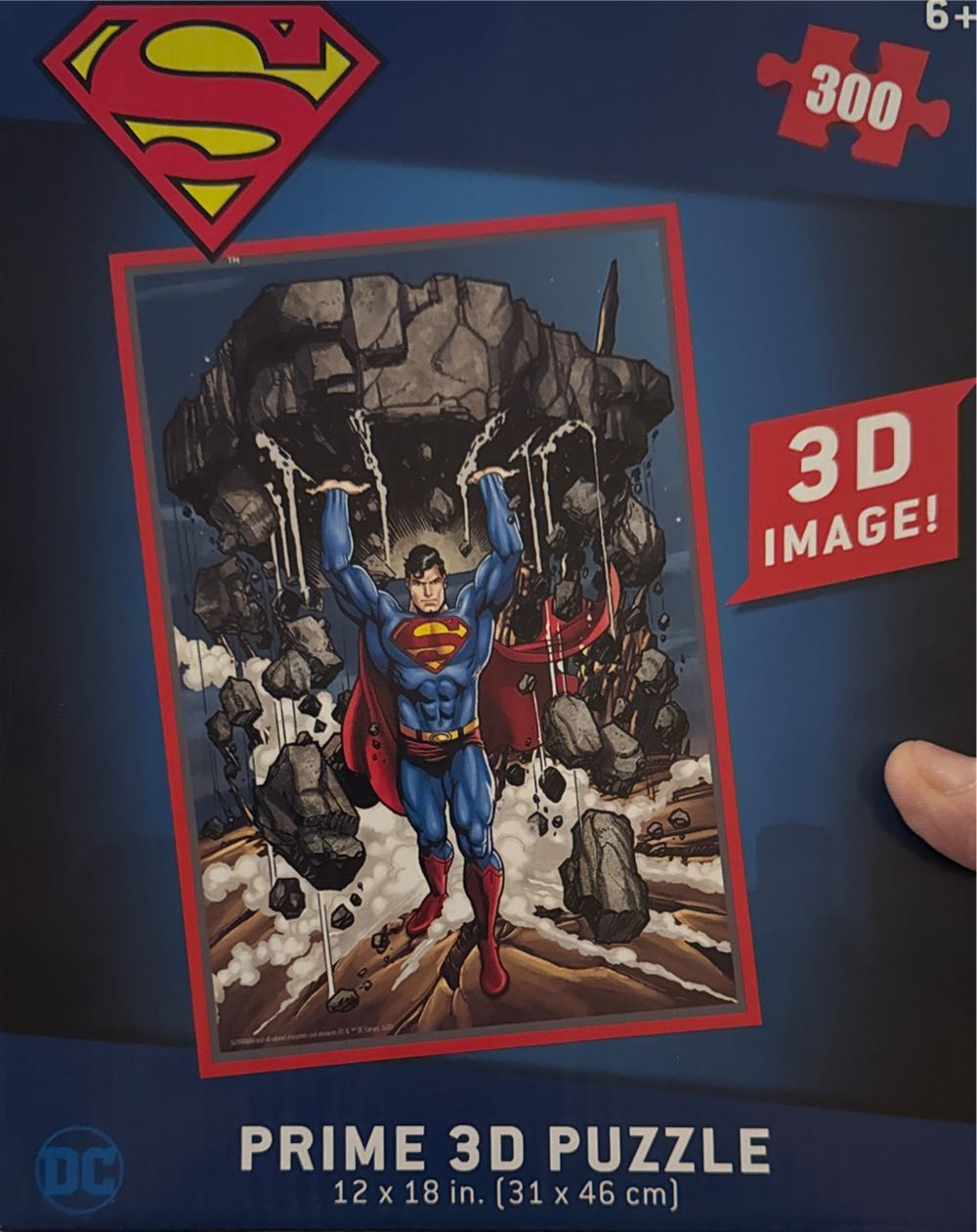 Superman Prime 3D Puzzle 12x18  vinyl figure collectible [Barcode 670889330057] - Main Image 3