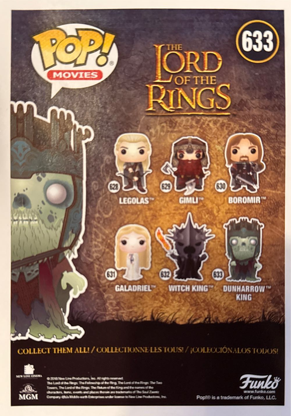 Dunharrow King - The Lord of the Rings vinyl figure collectible [Barcode 0889698332507] - Main Image 2