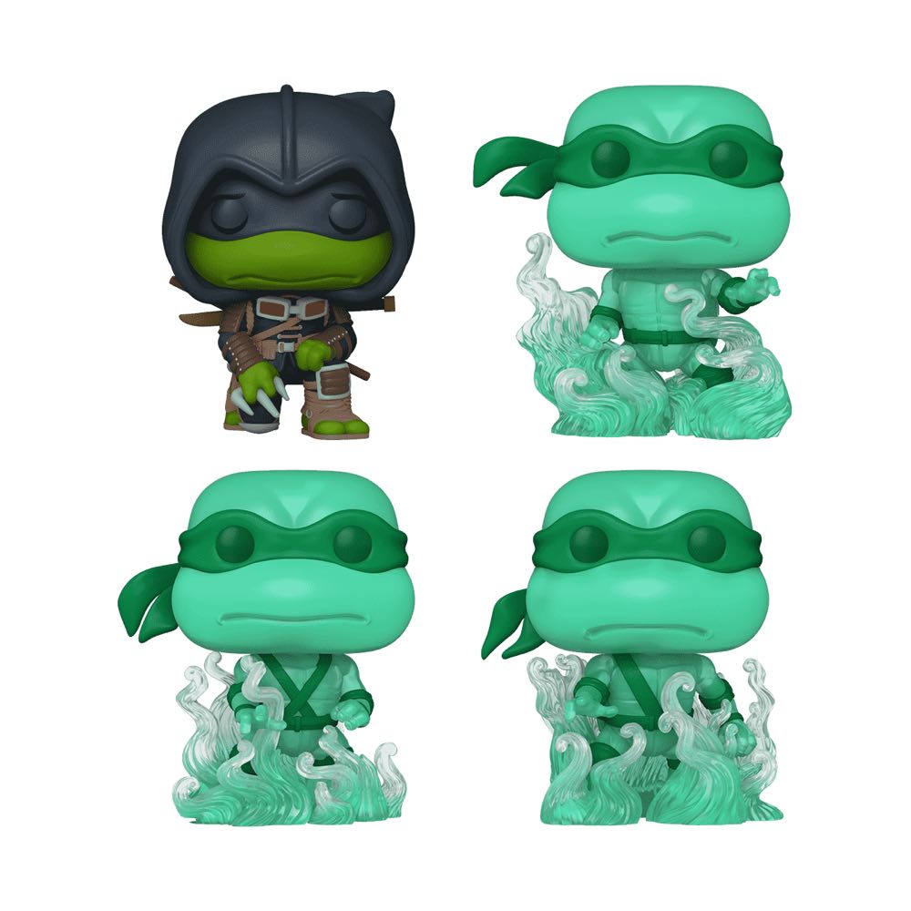 Funko Pop! Comics: Teenage Mutant Ninja Turtles: The Last Ronin Michelangelo Raphael Leonardo Donatello 4-pack Amazon Exclusive - Teenage Mutant Ninja Turtles vinyl figure collectible [Barcode 889698849845] - Main Image 3