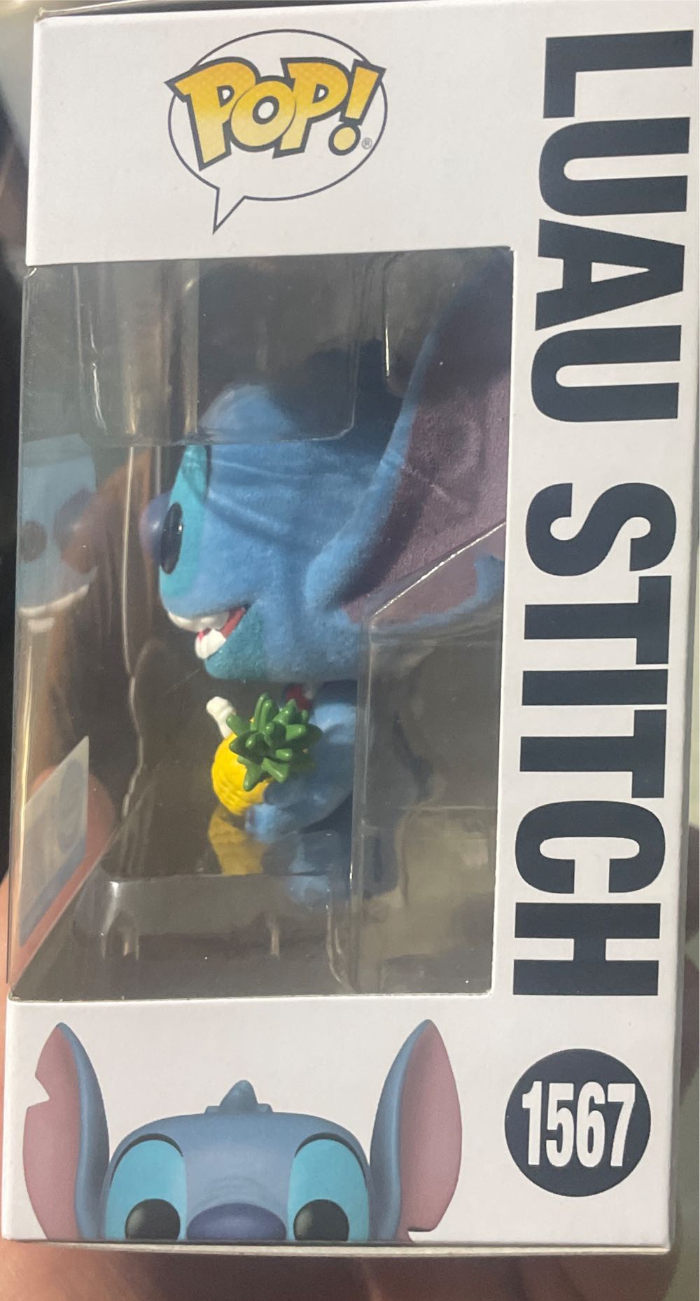 Luau Stitch-Lilo & Stitch Luau Stitch Flocked Pop! New - Lilo and Stitch vinyl figure collectible [Barcode 889698872003] - Main Image 4