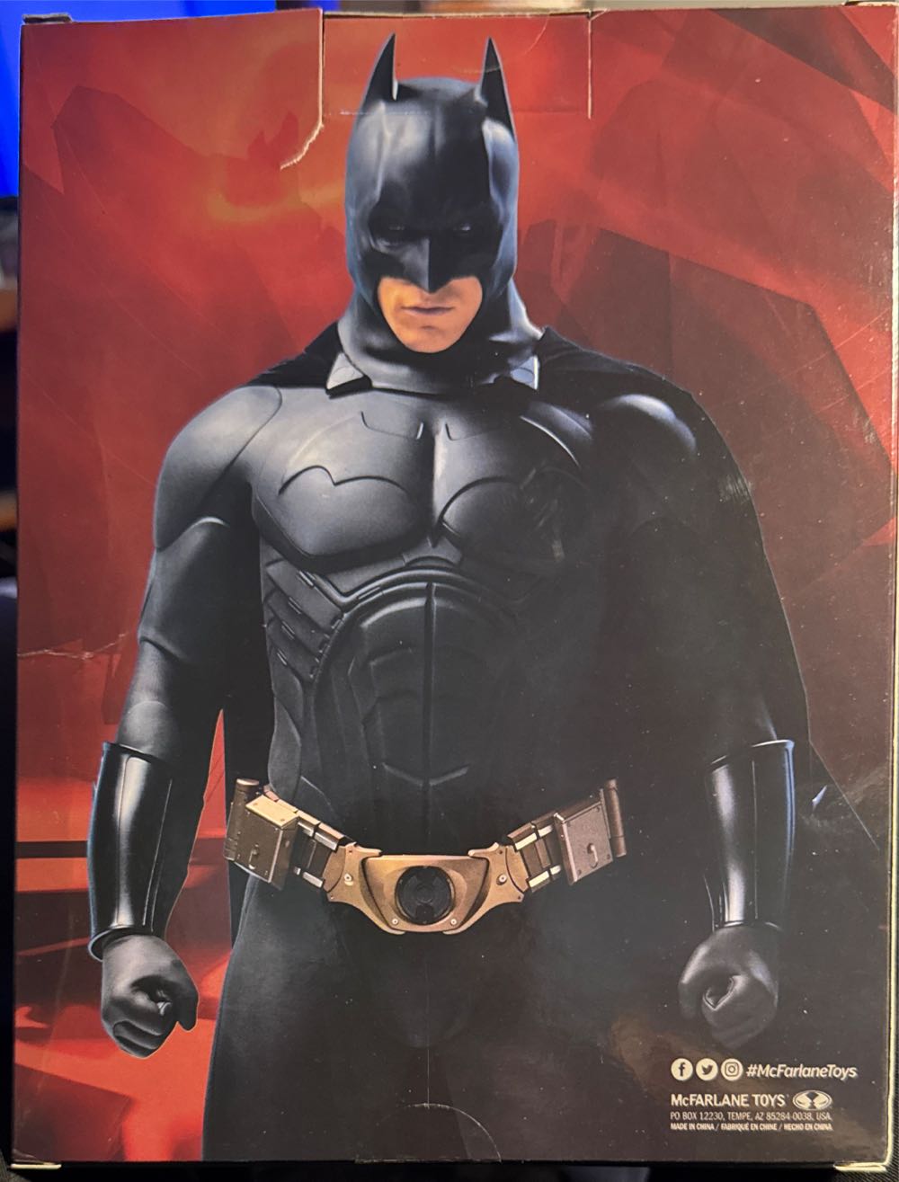 Mcfarlane Toys Dc Direct Batman Begins Cowl Replica 1:3 Scale  vinyl figure collectible [Barcode 787926179187] - Main Image 3
