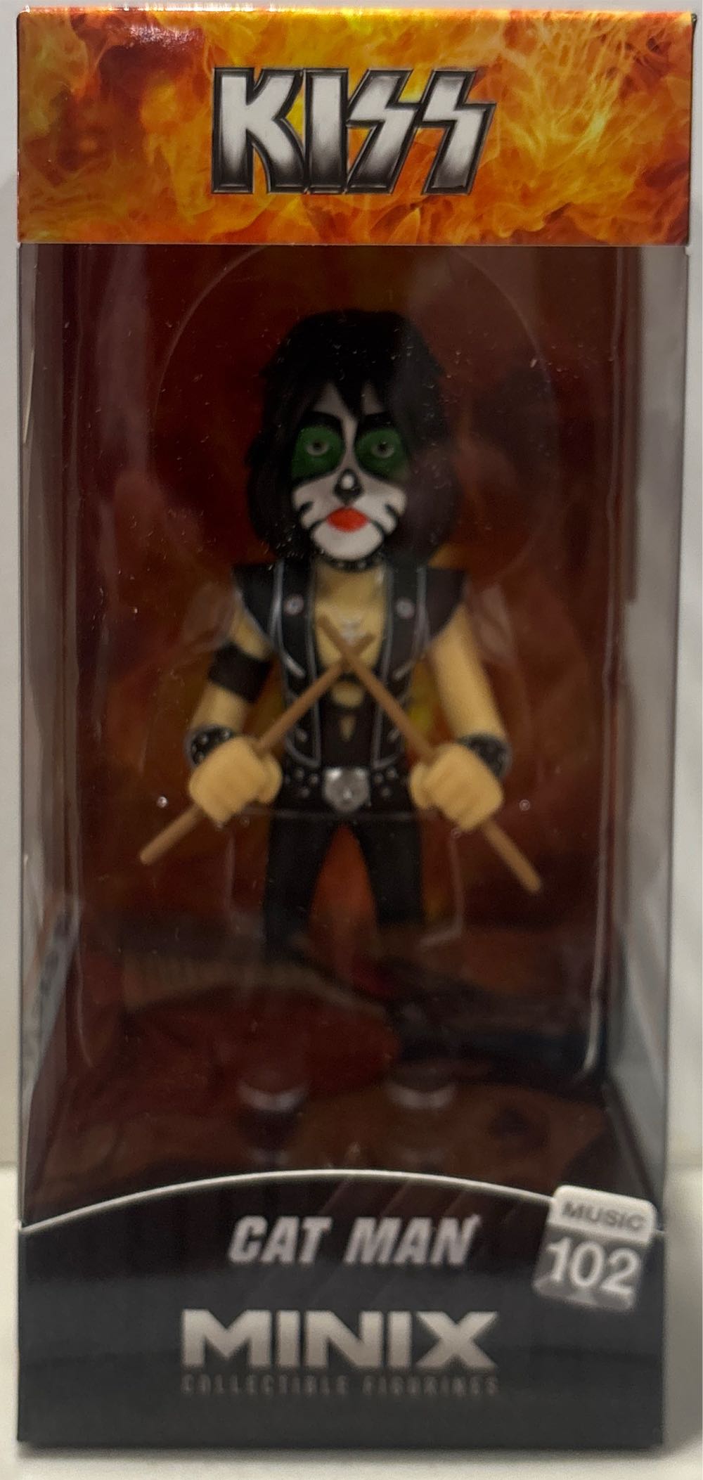 Minix: Kiss: Cat Man Vinyl Figure - Kiss vinyl figure collectible [Barcode 8436605114125] - Main Image 1