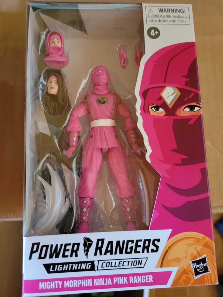 Collection Mighty Morphin Power Rangers Lightning Collection Monsters Mighty Ninja Pink Ranger New Hasbro Action Exclusive New! Kimberly Target !  vinyl figure collectible [Barcode 5010993913343] - Main Image 2