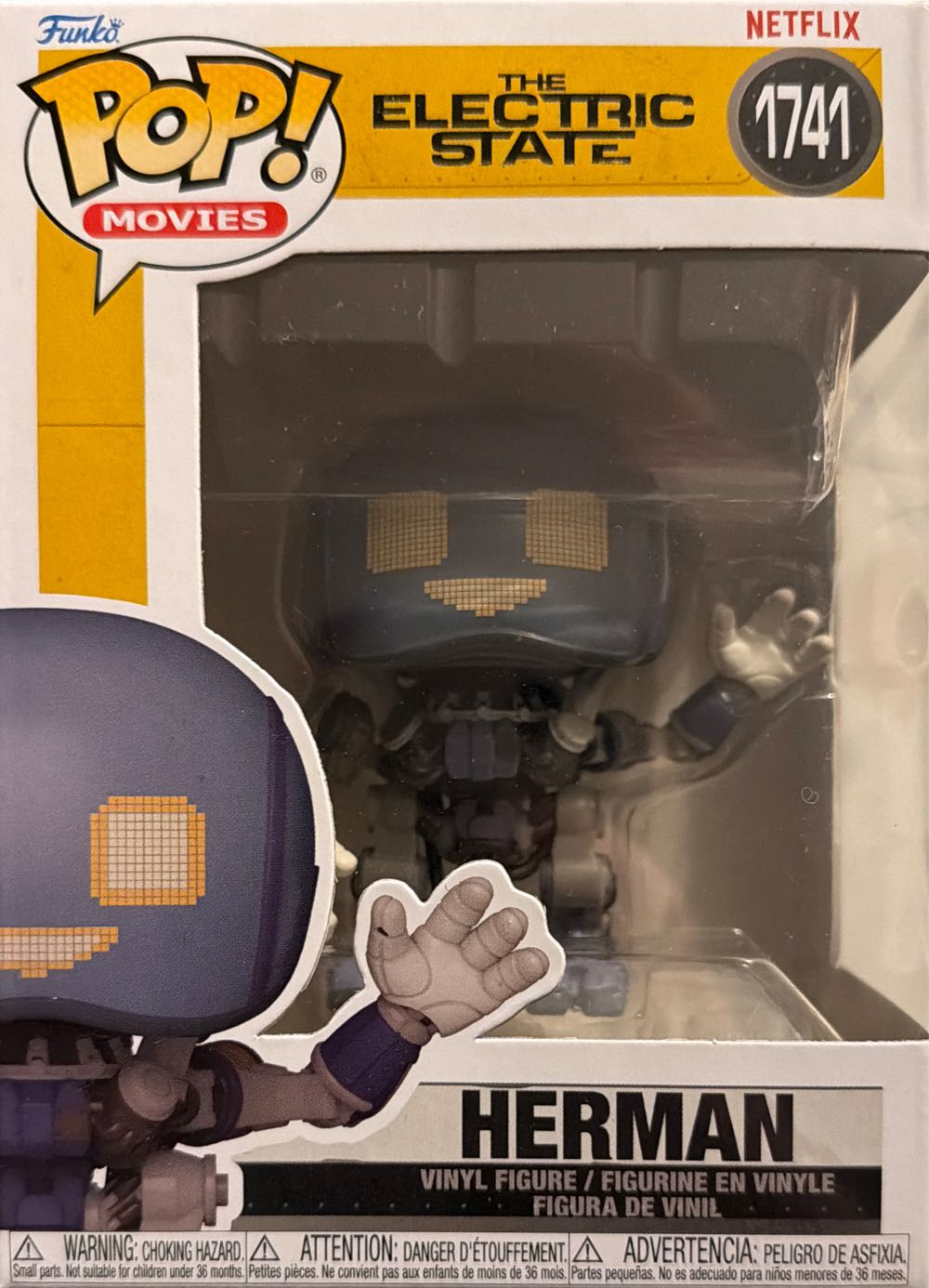 The Electric State -1741- Herman  vinyl figure collectible [Barcode 889698827584] - Main Image 2
