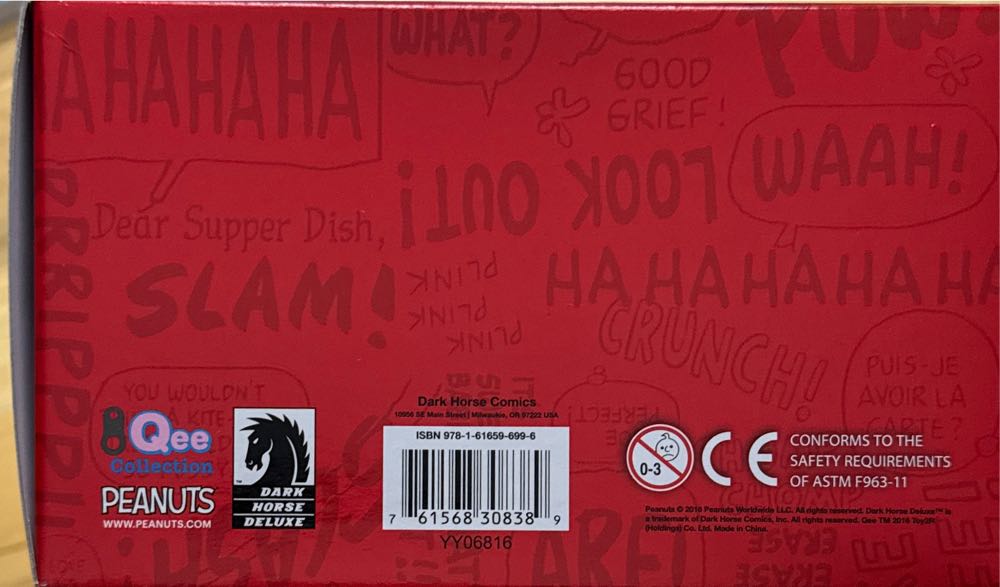 Qee X Peanuts Snoopy Series 1 Display Case  vinyl figure collectible [Barcode 761568308389] - Main Image 3