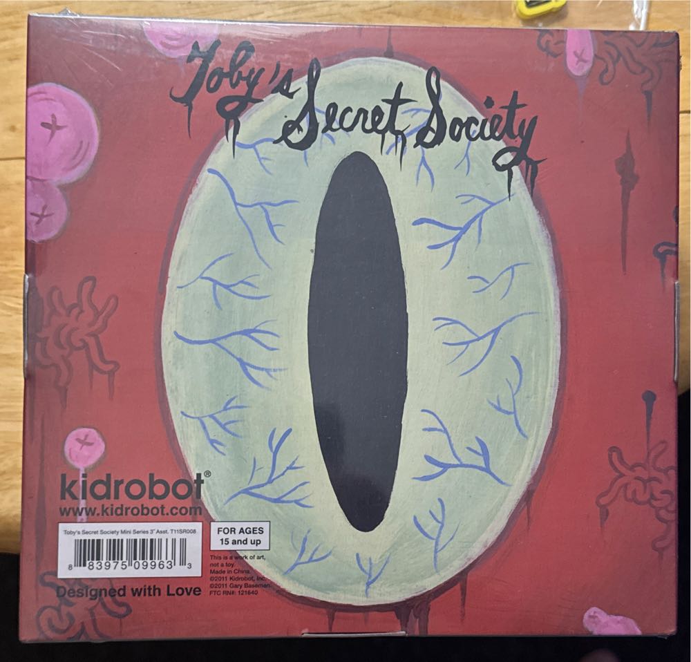 Kidrobot Gary Baseman Toby’s Secret Society Art Sealed Case  vinyl figure collectible [Barcode 883975099633] - Main Image 3
