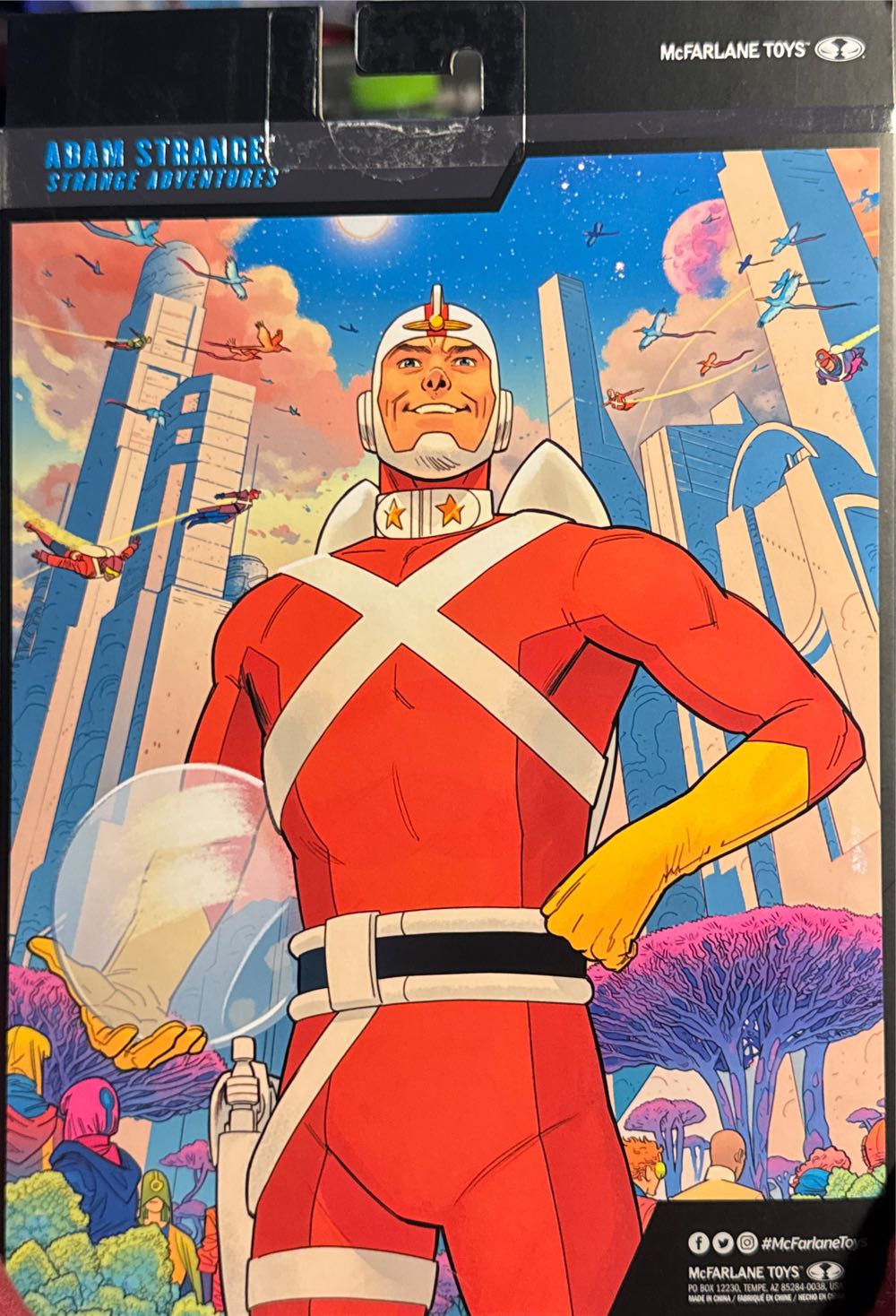 Strange Mcfarlane Collectors Edition Adam Strange Platinum Edition New Dc Multiverse Collector Chase Action #33 Adventures Strange Adventures - DC Comics vinyl figure collectible [Barcode 787926173161] - Main Image 3