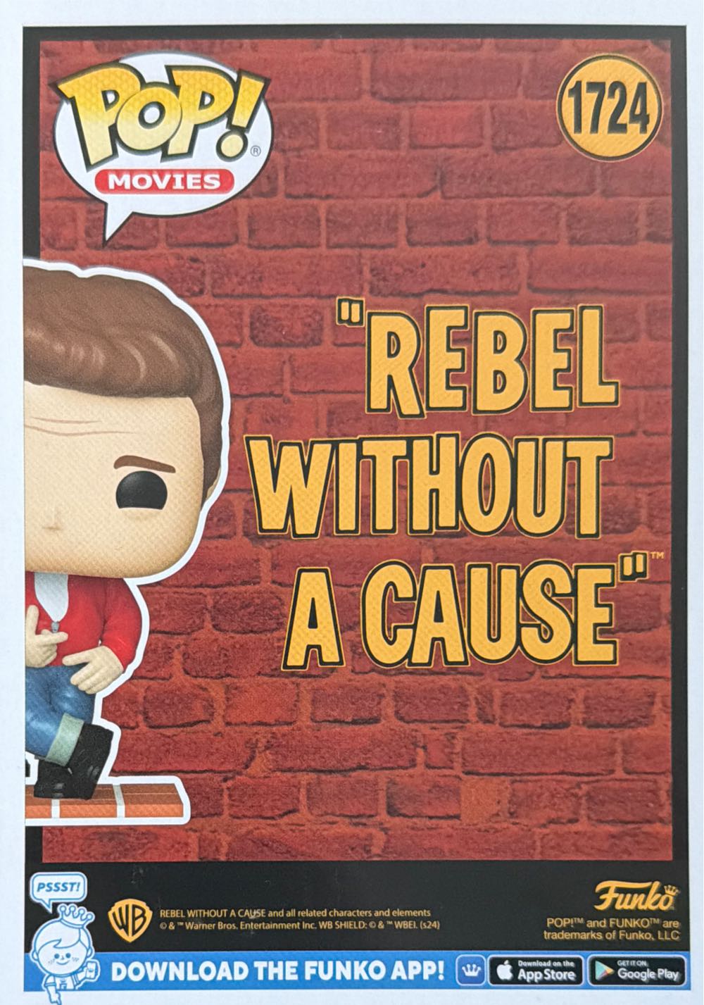 Rebel Without A Cause -1724- Jim Stark  vinyl figure collectible [Barcode 889698802284] - Main Image 2