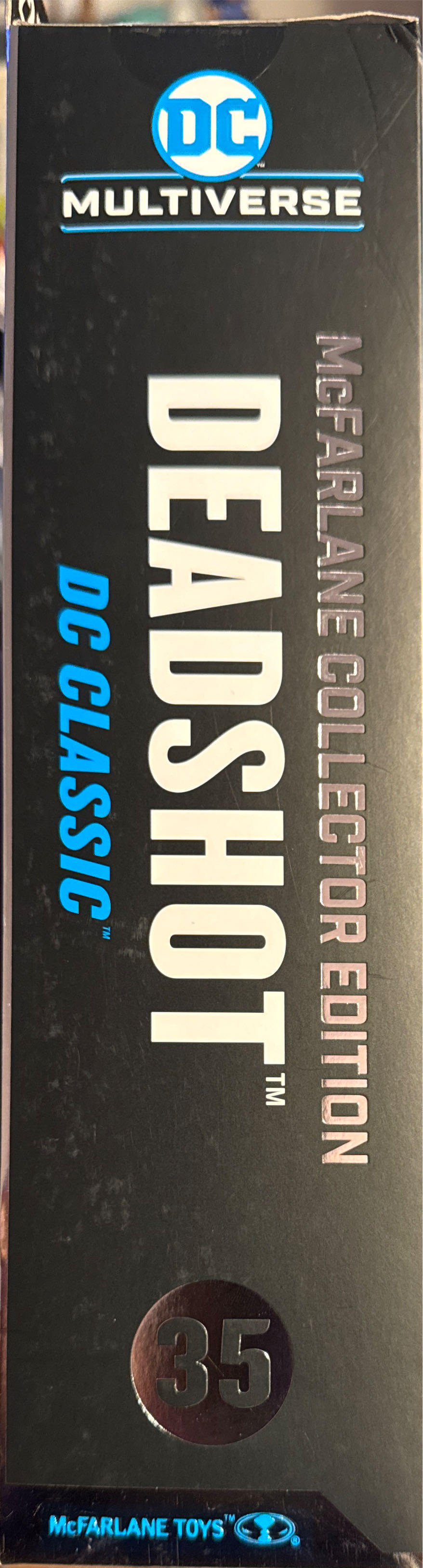Multiverse Mcfarlane Collector Edition Dc Mcfarlane Dc Multiverse Collector #35 Dc 7” Action Platinum Deadshot Mcfarlane Classic Chase New Platinum 7 Inch Ships Now Wave 10 & Scale 35 Dc Classic - DC Universe vinyl figure collectible [Barcode 787926174823] - Main Image 2
