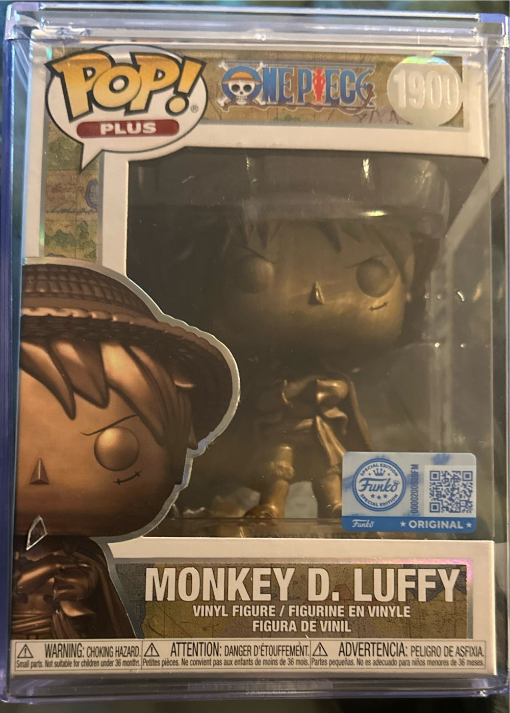 One Piece Bronze Monkey D. Luffy - One Piece vinyl figure collectible [Barcode 889698884631] - Main Image 2