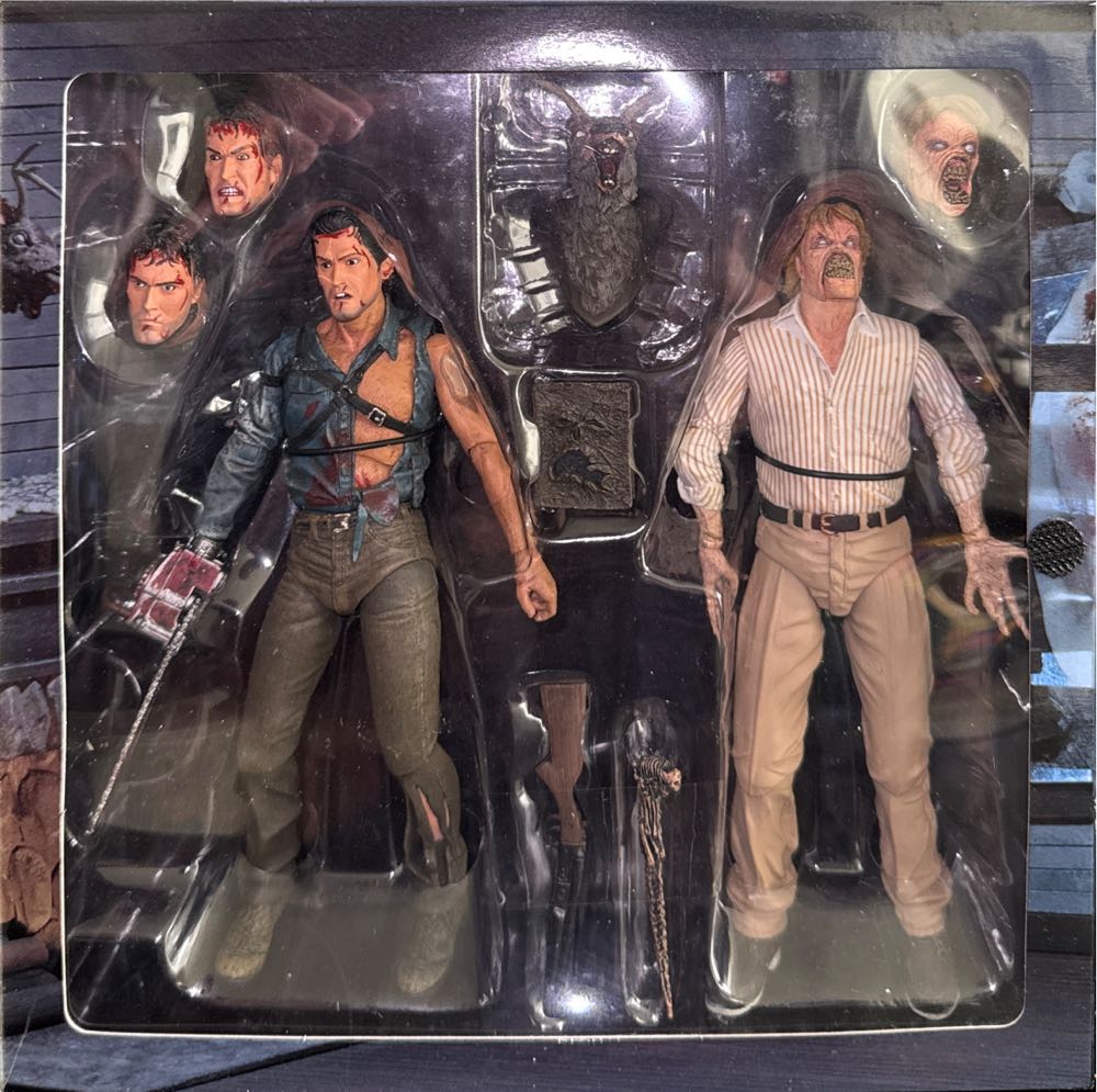 Ash & Deadite Ed  vinyl figure collectible [Barcode 634482419663] - Main Image 2