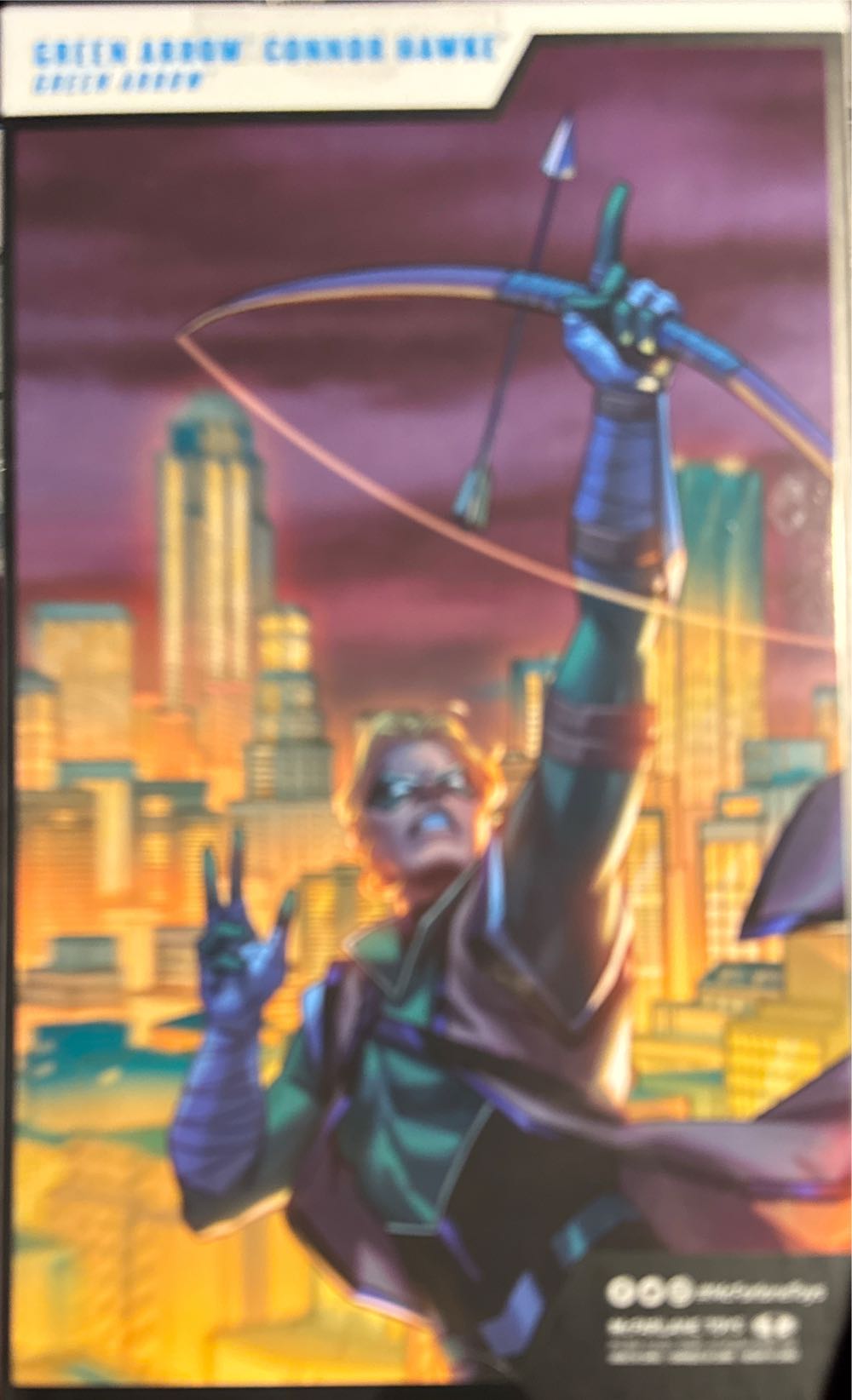 Mcfarlane Dc Multiverse Mcfarlane Gold Label Green Arrow Connor Hawke Dc Green New Exclusive Collection Mint Hand Action Connor Hawke Hand!  vinyl figure collectible [Barcode 787926173321] - Main Image 3