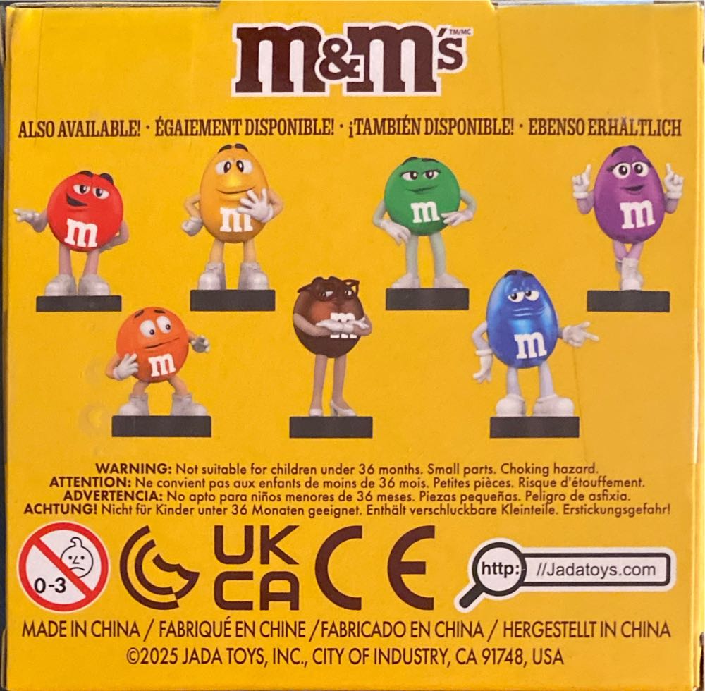m&m’s Blue - (metalfigs) By Jada  vinyl figure collectible [Barcode 801310852705] - Main Image 2