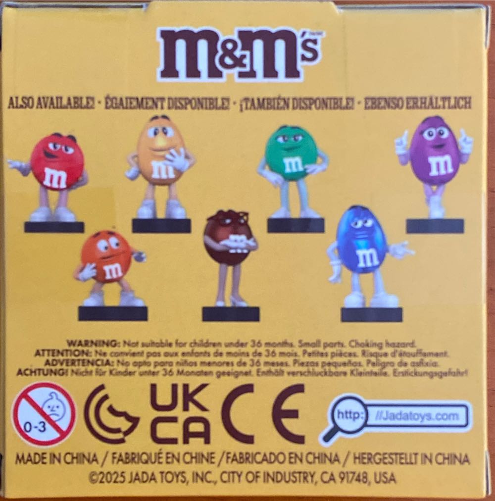 m&m’s Orange - (metalfigs) By Jada  vinyl figure collectible [Barcode 801310852705] - Main Image 2